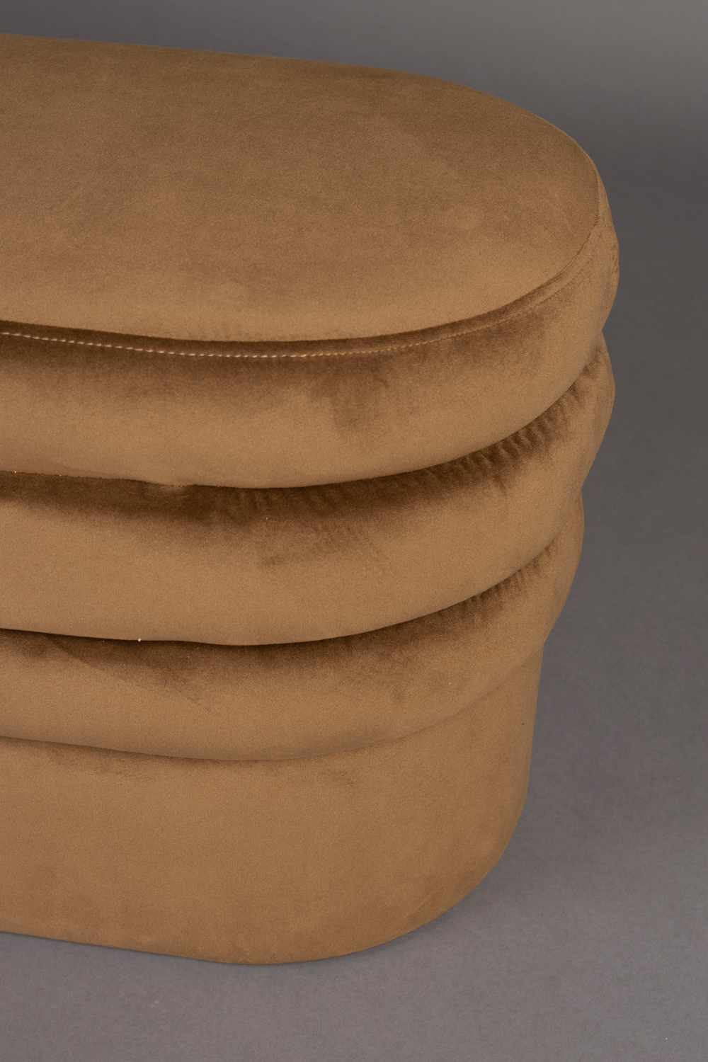 Upholstered Oval Bench | Dutchbone Aditi | OROA.com