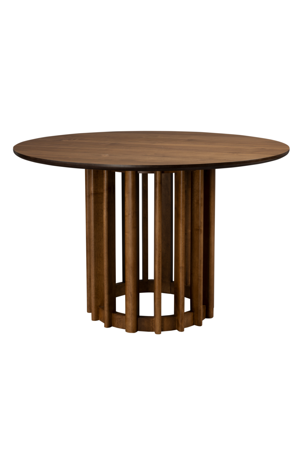 Round Oak Modern Dining Table | Dutchbone Barlet | OROA.com