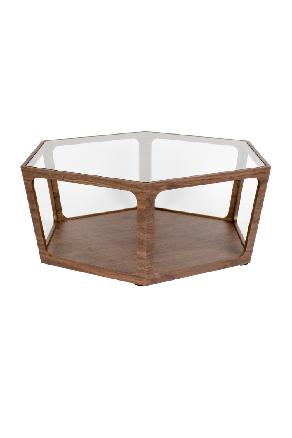 Glass Hexagon Coffee Table | Dutchbone Sita | DutchFurniture.com