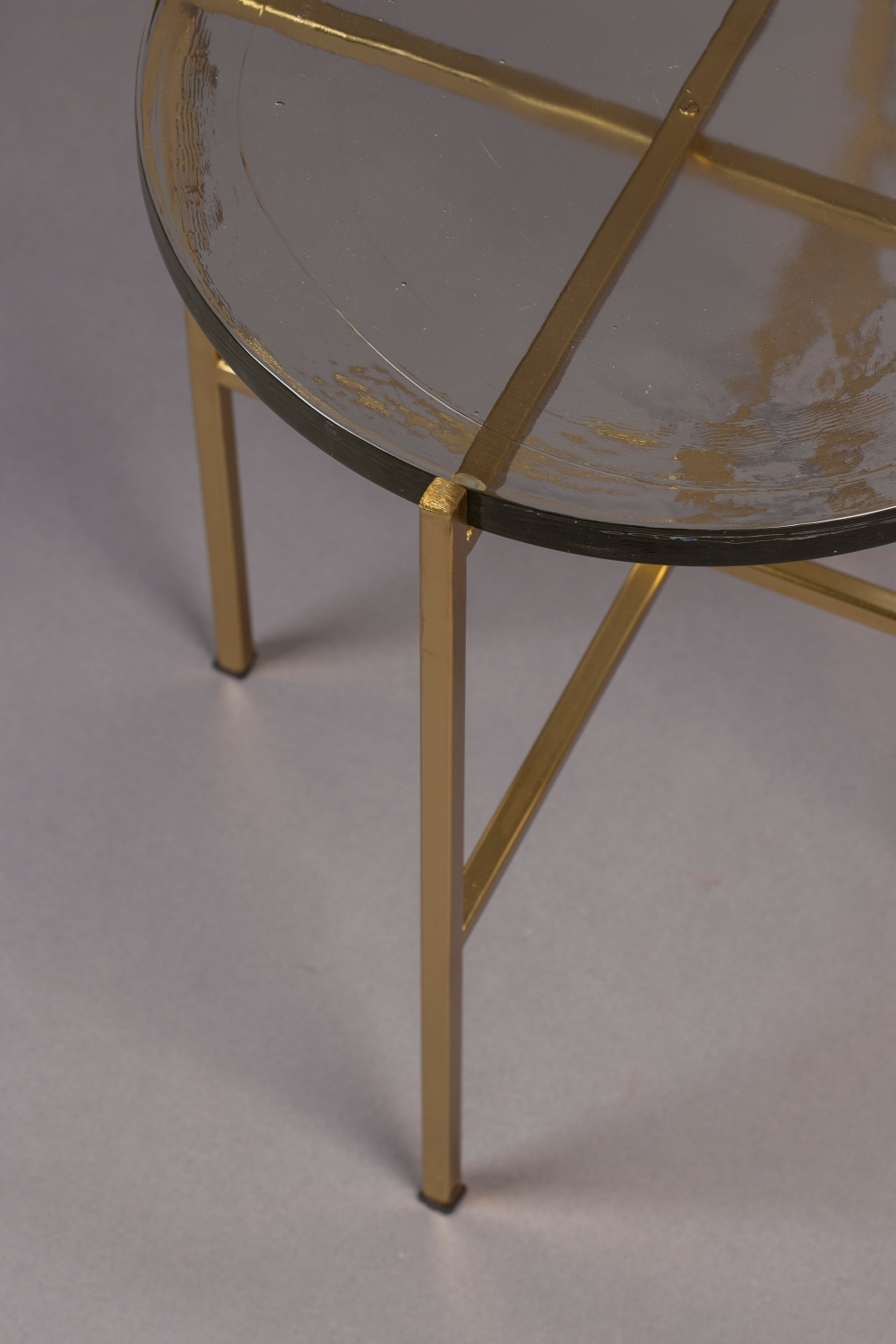 Casted Glass Side Table | Dutchbone Vidrio | OROA.com