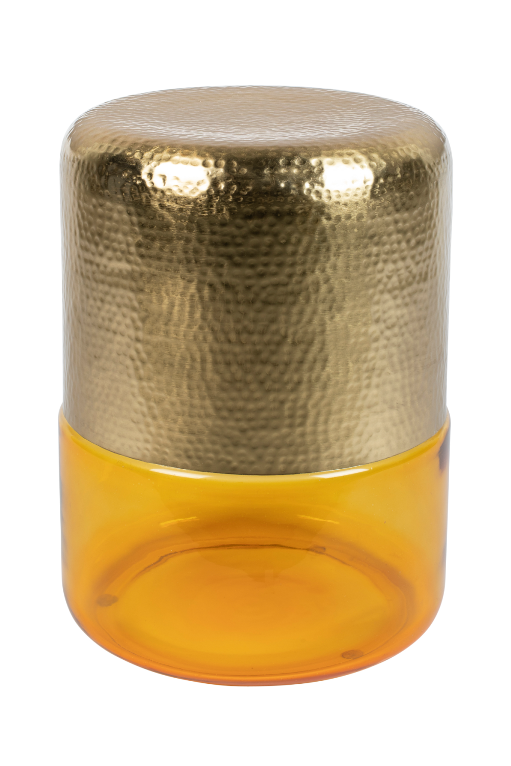 Tinted Glass Base Side Table | Dutchbone Cave | OROA.com