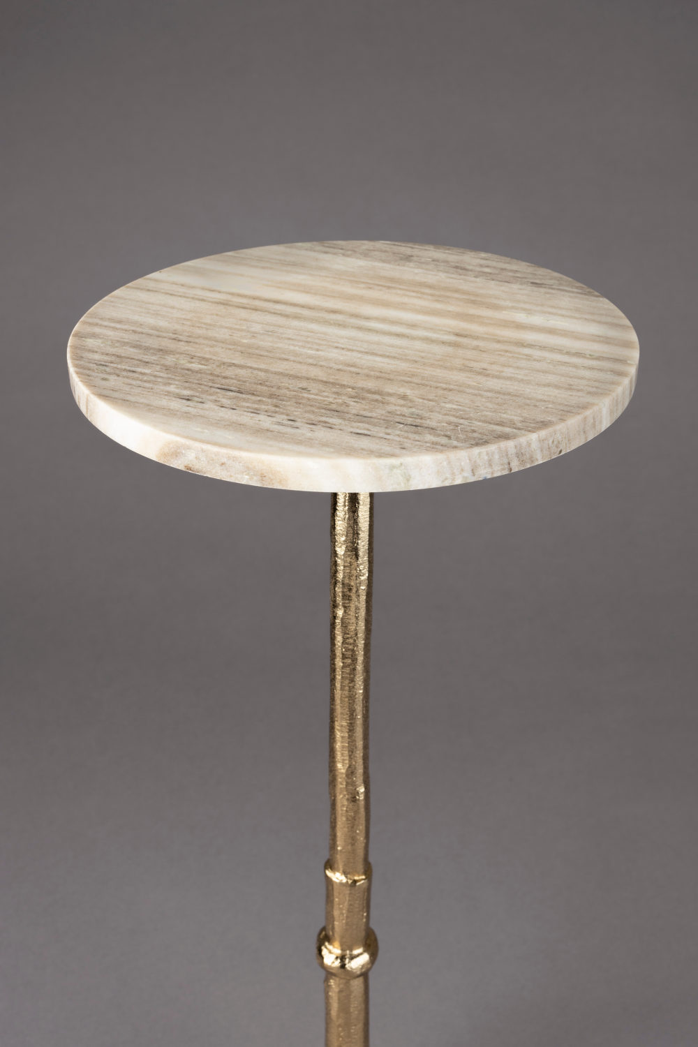 Marble Pedestal Side Table | Dutchbone Everest | OROA.com
