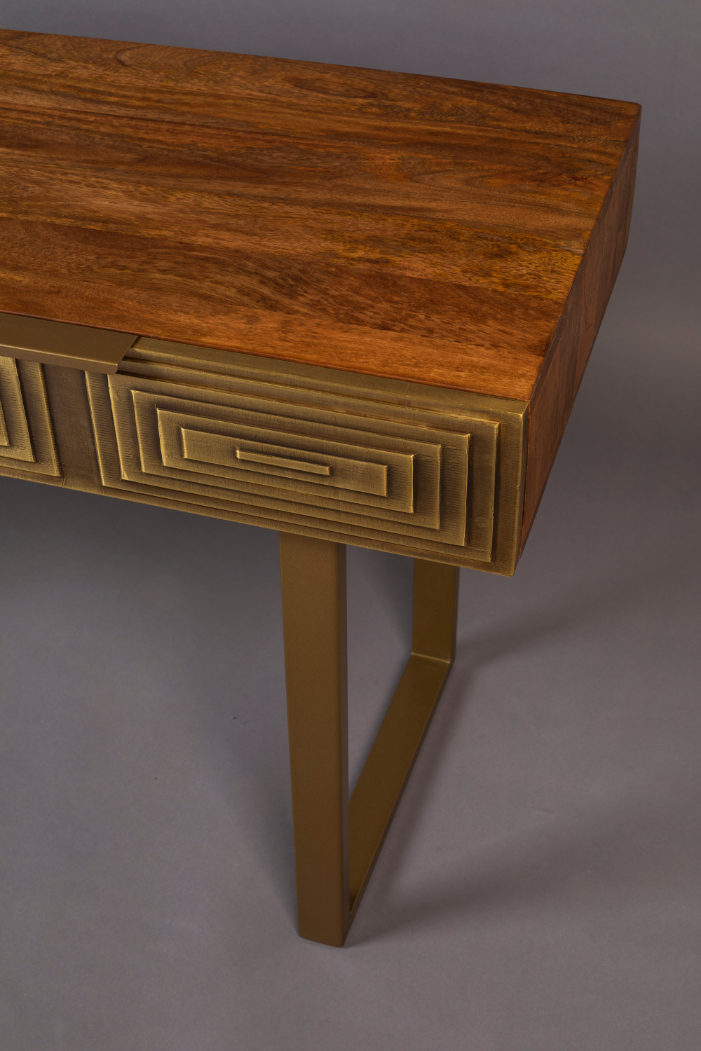Carved Drawer Console Table | Dutchbone Volan | OROA.com