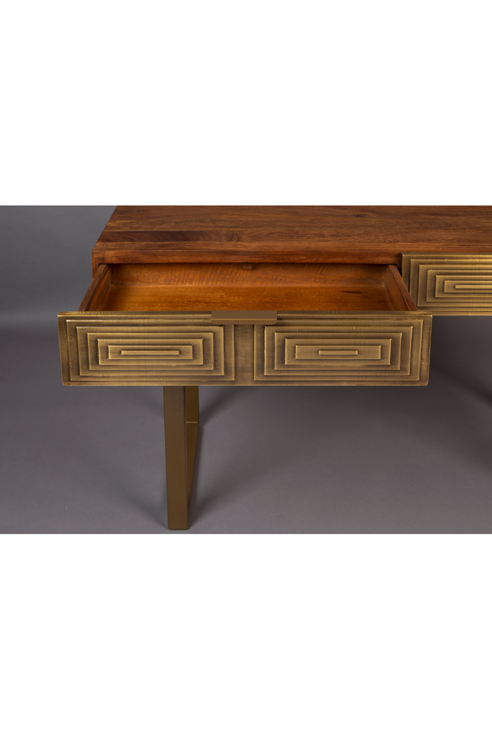 Carved Drawer Console Table | Dutchbone Volan | OROA.com