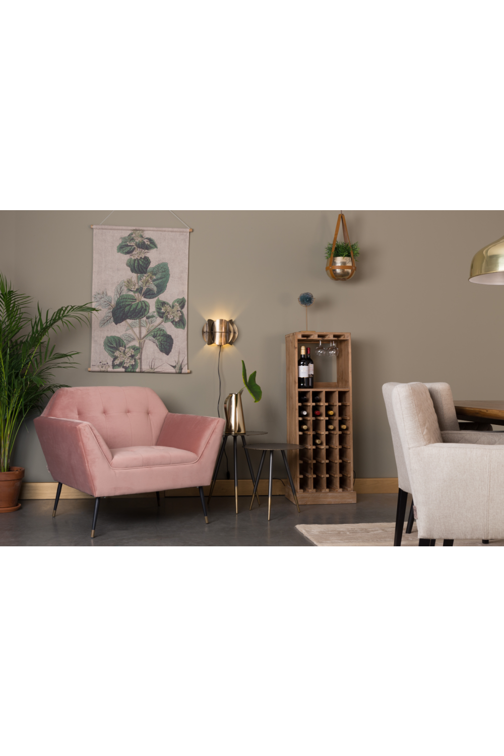 Tufted Lounge Chair | Dutchbone Kate | Oroa.com