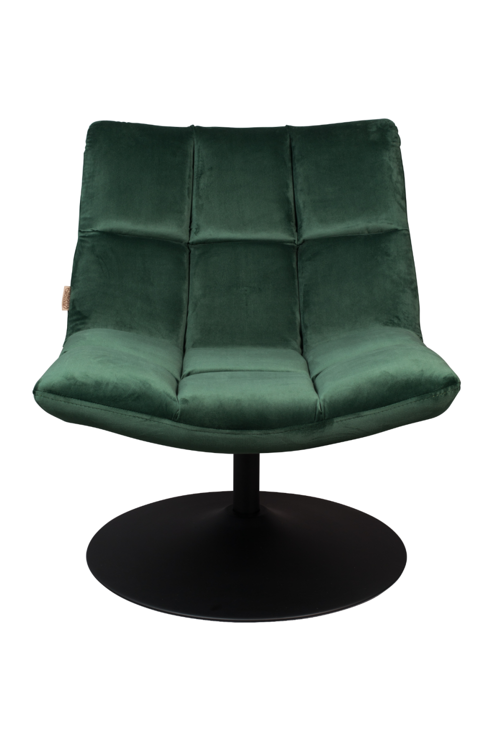 Velvet Pedestal Accent Chair | Dutchbone Bar | Oroa.com