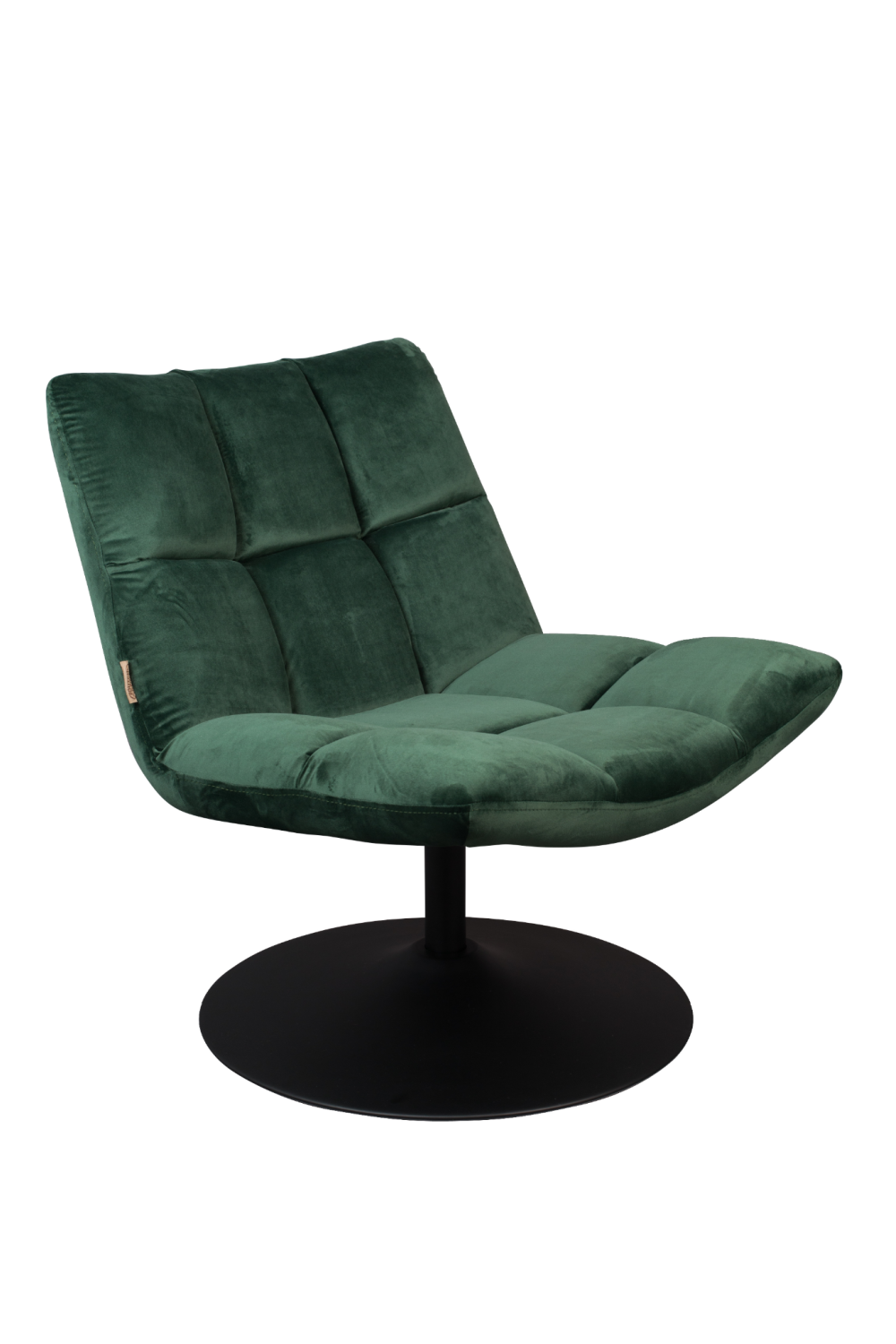 Velvet Pedestal Accent Chair | Dutchbone Bar | Oroa.com