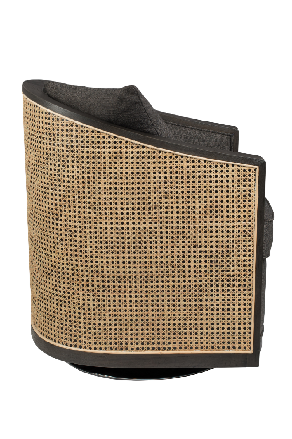 Curved Gray Lounge Chair | Dutchbone Amaron | OROA.com