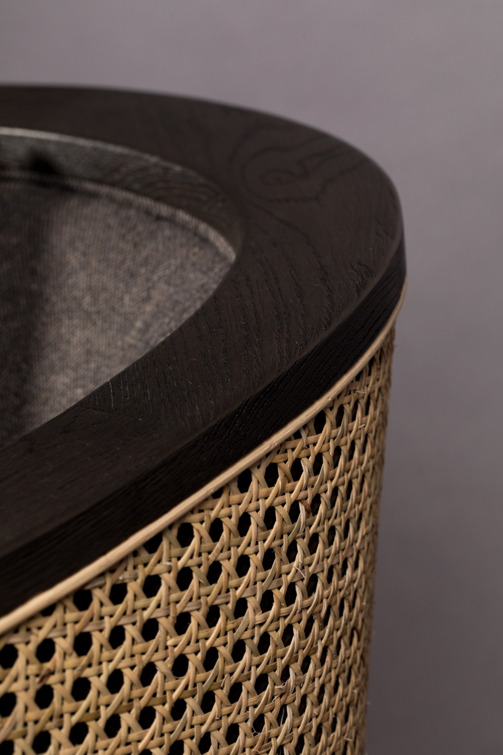 Curved Gray Lounge Chair | Dutchbone Amaron | OROA.com