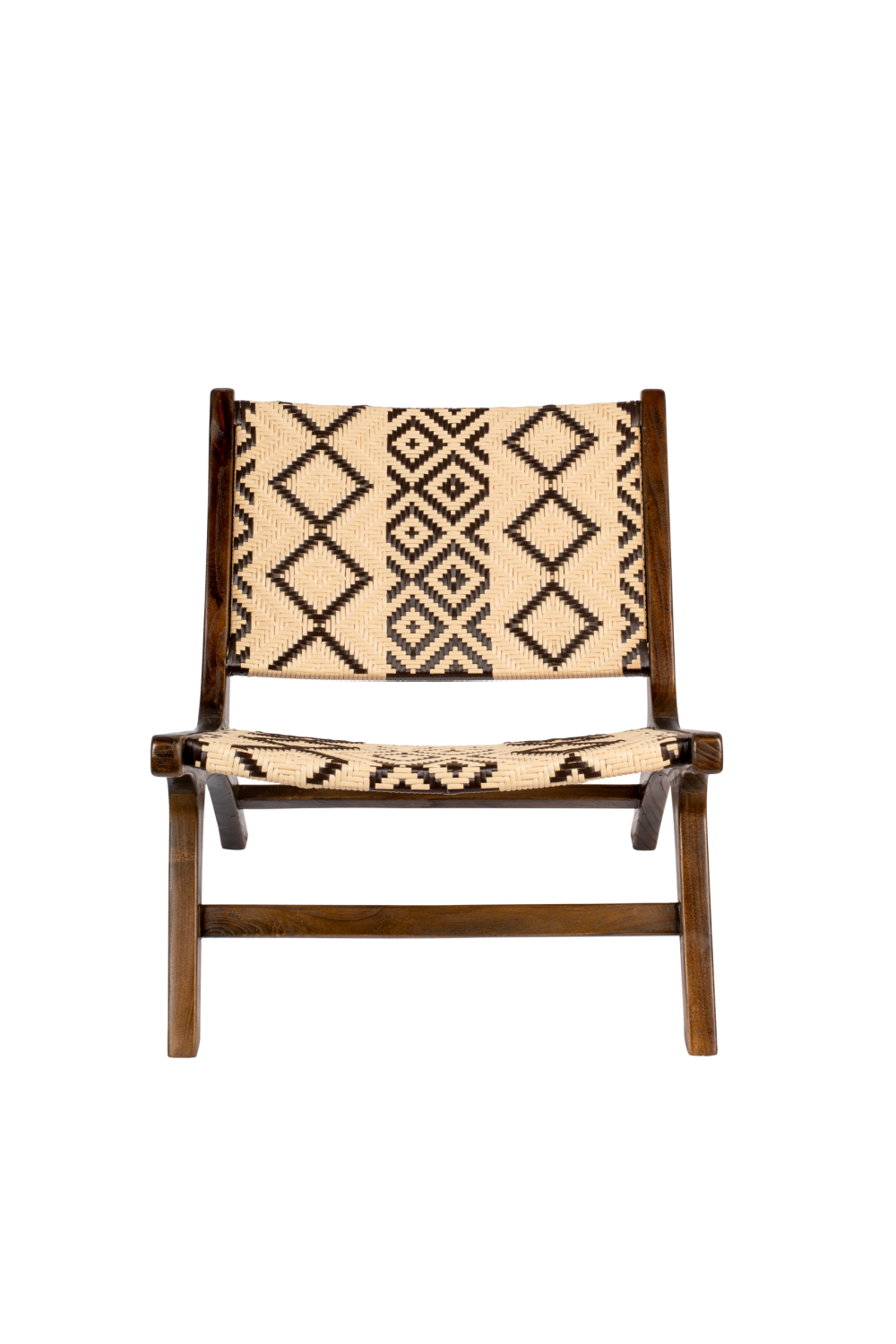 Tribal Pattern Lounge Chair | Dutchbone Landa | OROA.com