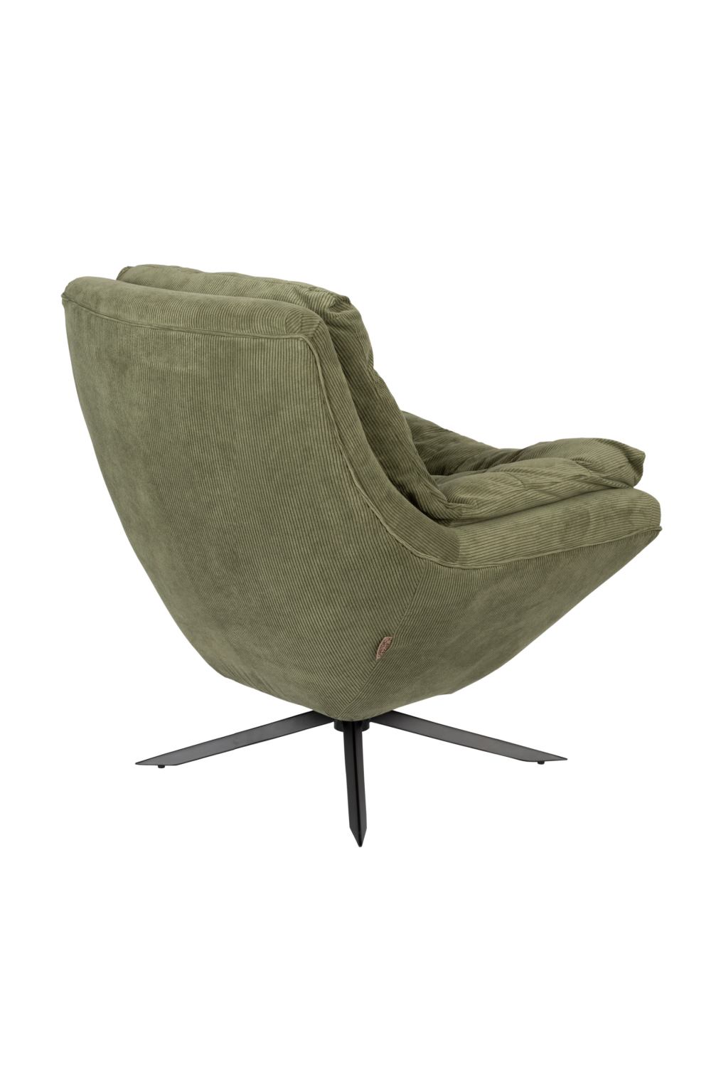 Upholstered Swivel Lounge Chair | Dutchbone Vince | OROA.com