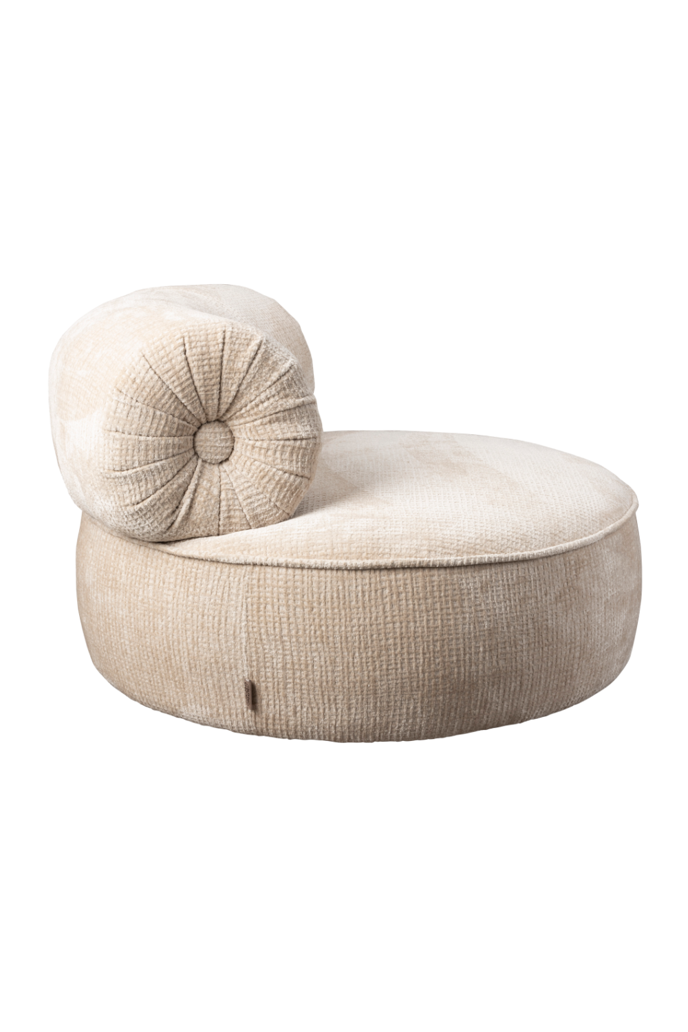 Round Modern Lounge Chair | Dutchbone Tilbury | OROA.com