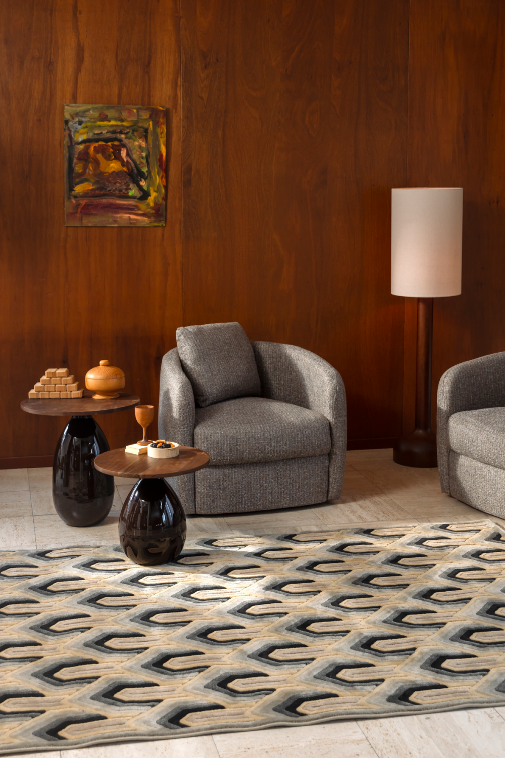 Barrel Lounge Chair | Dutchbone Boho | OROA.com