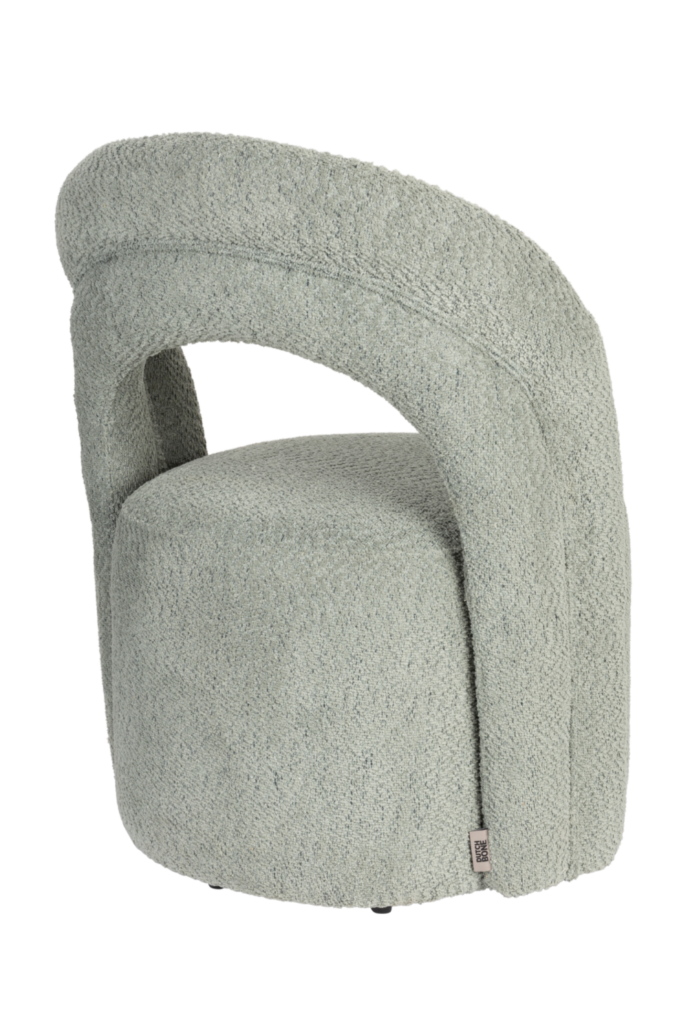 Bouclé Swivel Lounge Chair | Dutchbone Seina | OROA.com