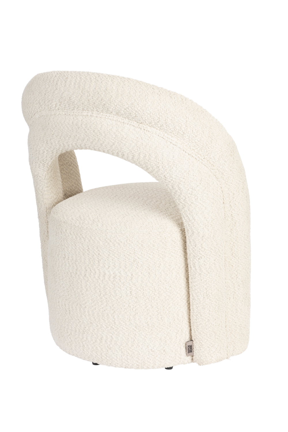 Bouclé Swivel Lounge Chair | Dutchbone Seina | OROA.com