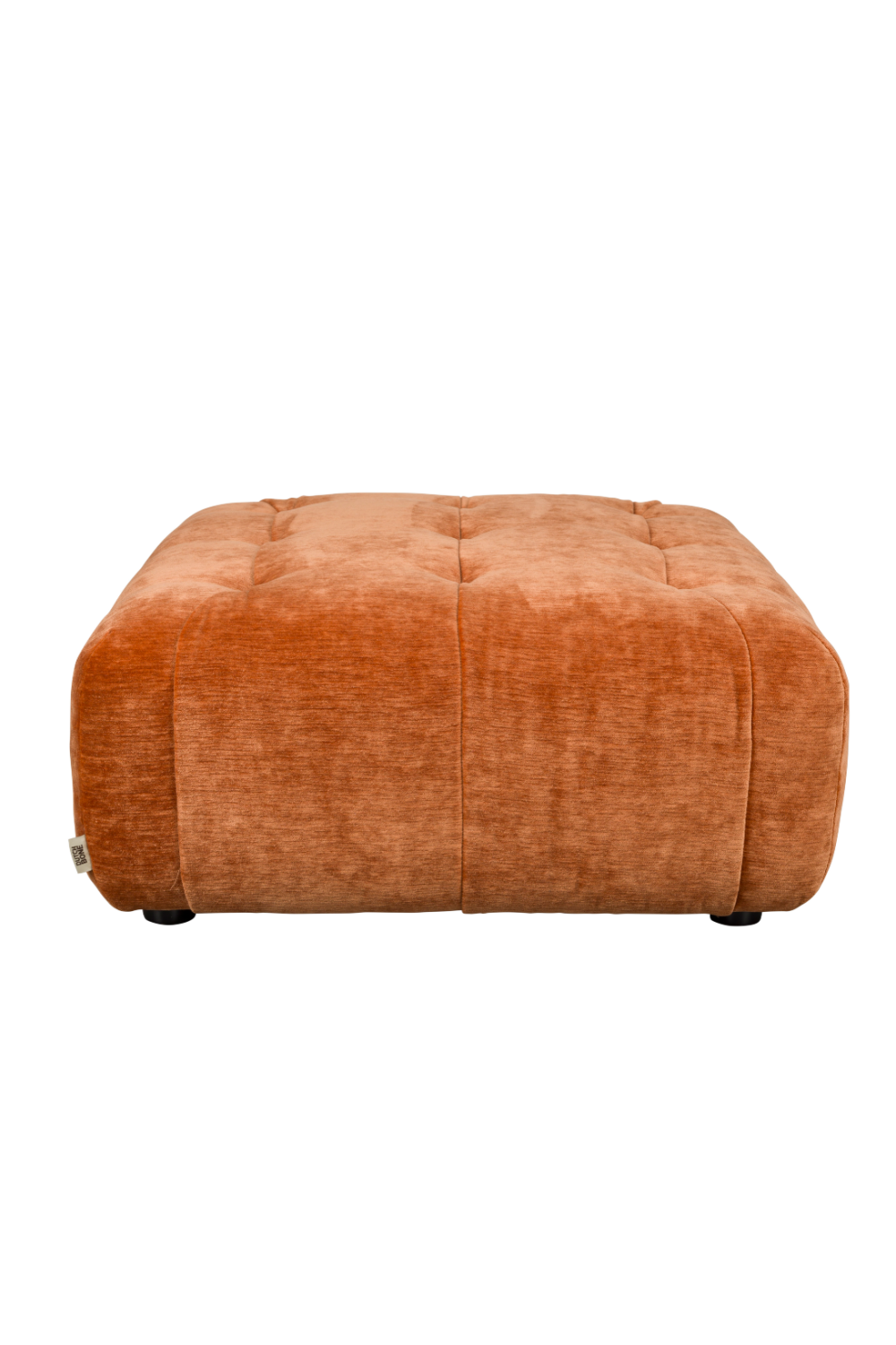 Velvet Square Hocker | Dutchbone Giada | OROA.com