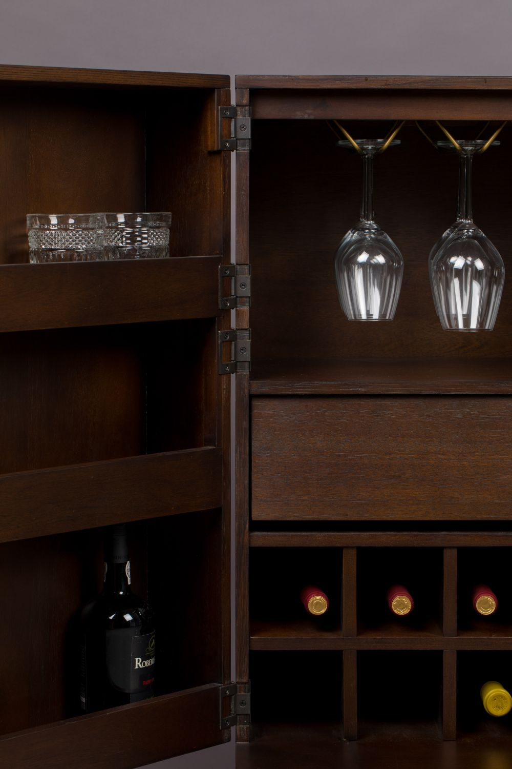 Wood 2-Door Cabinet | Oroa.com