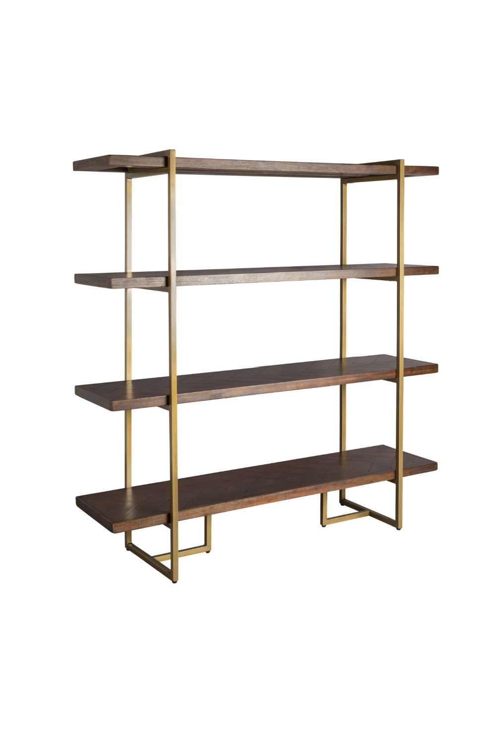 Acacia Wood 4-Shelf Bookcase | Oroa.com