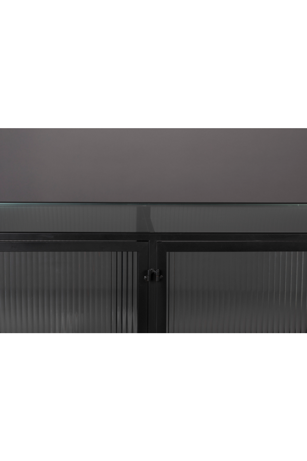 Black Framed Glass Sideboard | Dutchbone Boli | OROA.com