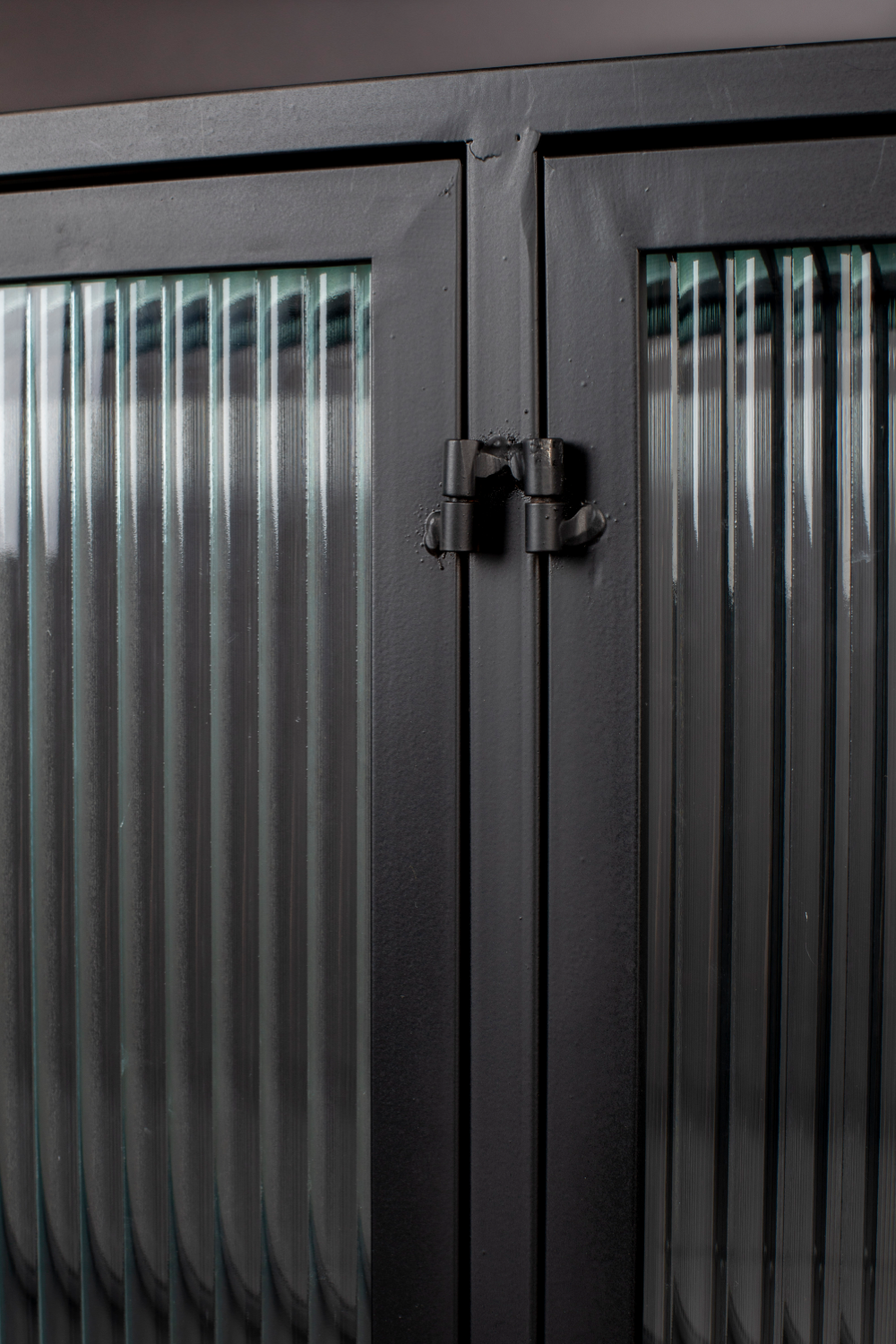 Black Framed Glass Sideboard | Dutchbone Boli | OROA.com