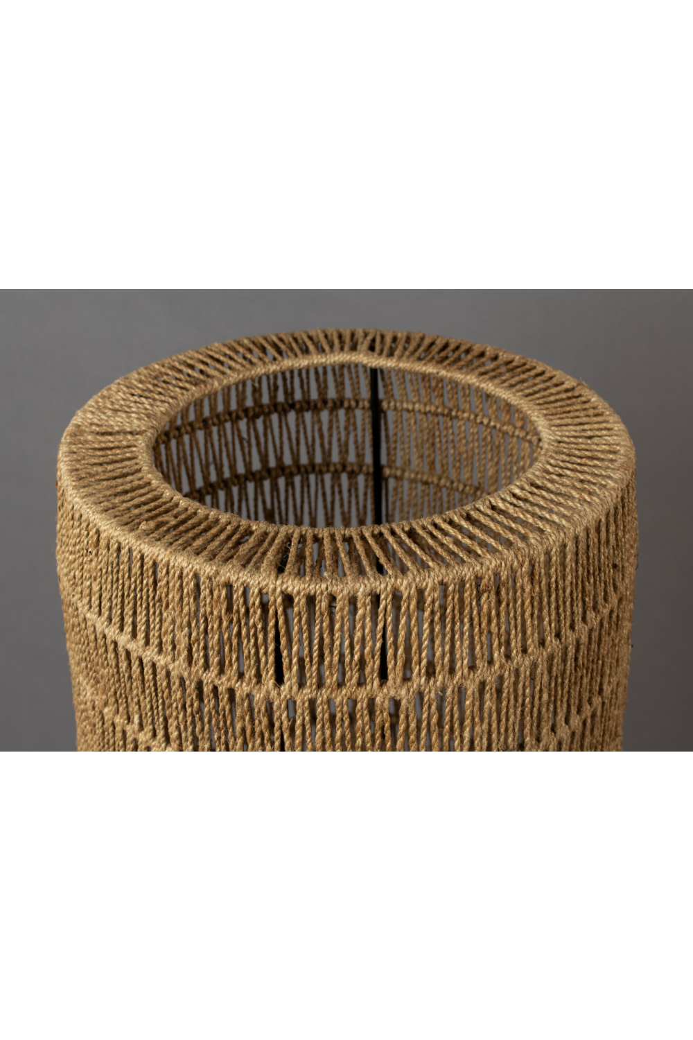 Cylindrical Jute Floor Lamp | Oroa.com