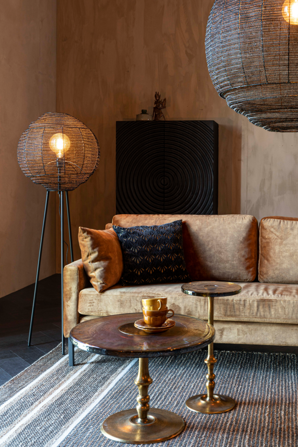 Industrial Tripod Floor Lamp | Dutchbone Meezan | OROA.com