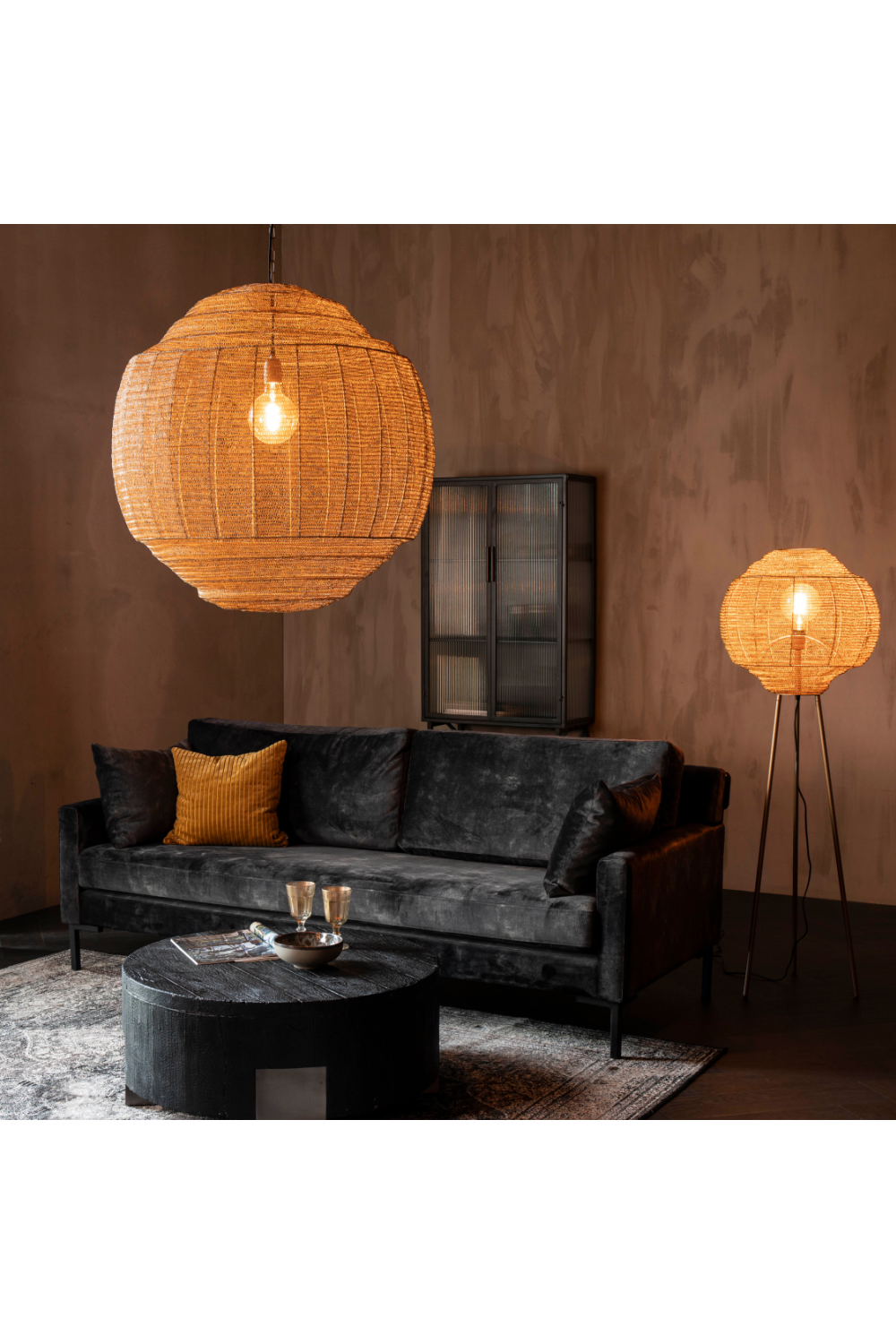 Industrial Tripod Floor Lamp | Dutchbone Meezan | OROA.com