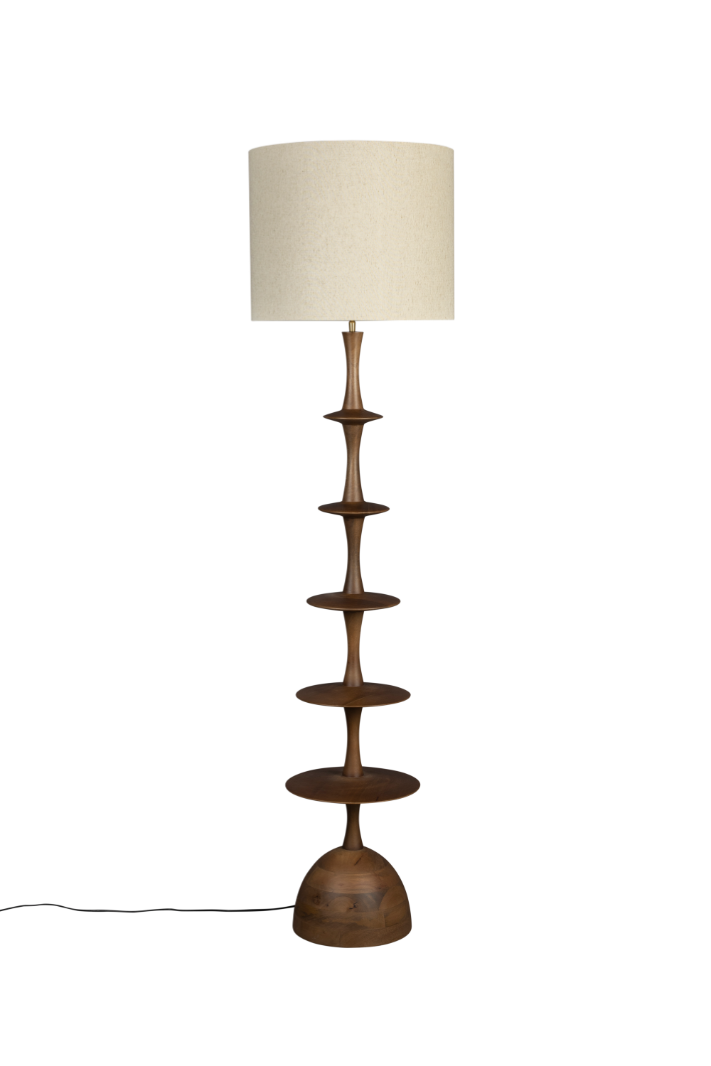 Linen Shade Floor Lamp | Dutchbone Cath | OROA.com