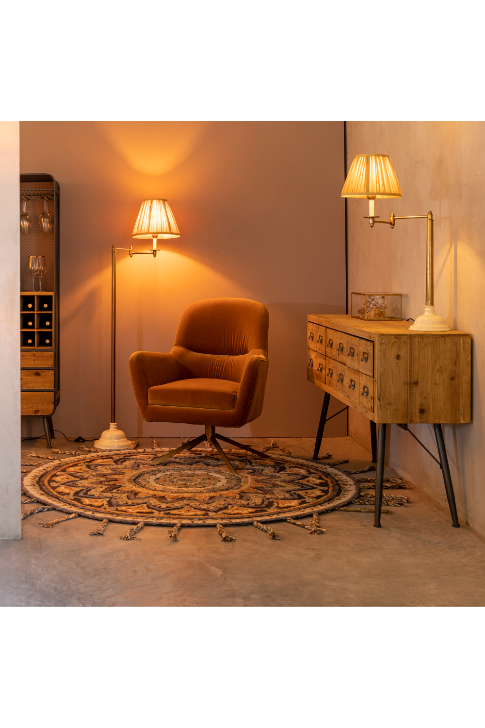 Vintage Style Table Lamp | Dutchbone The Allis | OROA.com