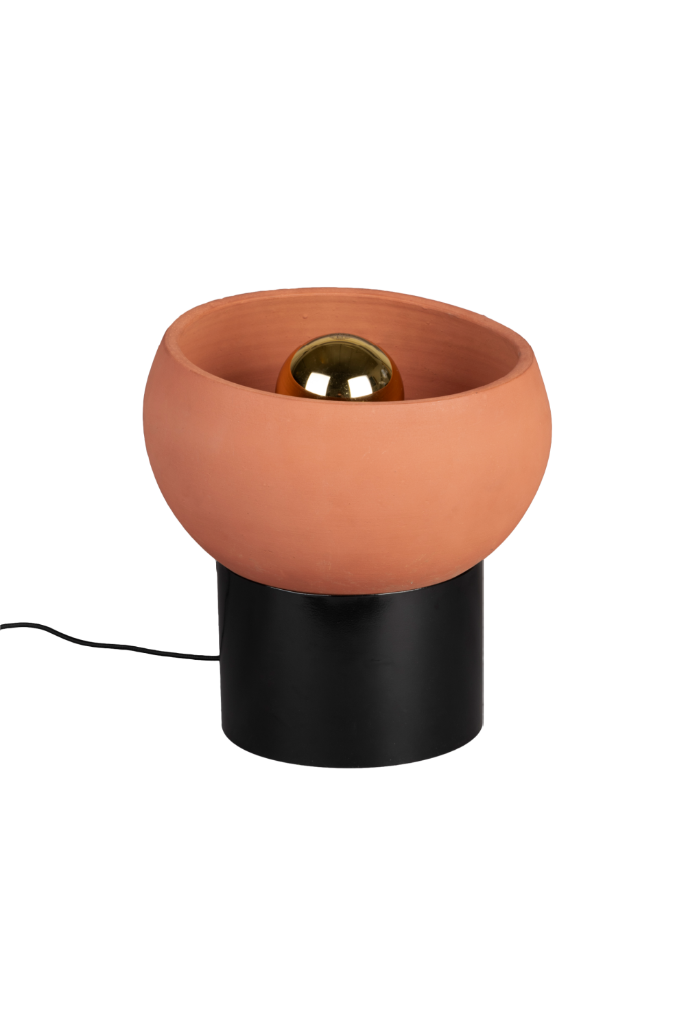 Terracotta Bowl Table Lamp | Dutchbone Zahra | OROA.com