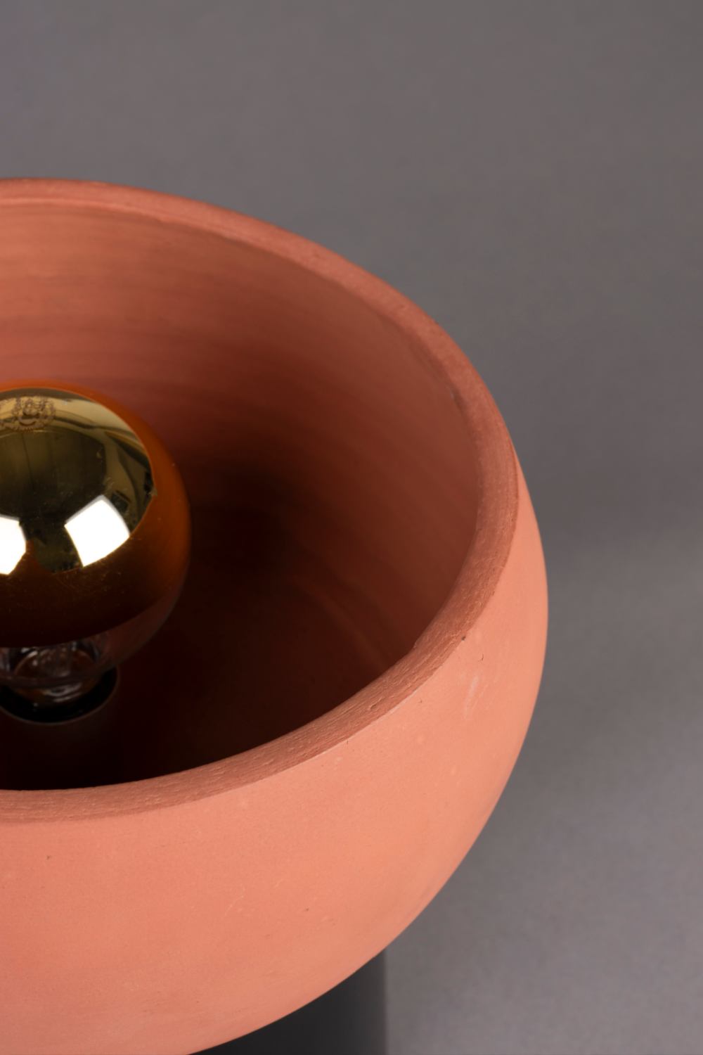 Terracotta Bowl Table Lamp | Dutchbone Zahra | OROA.com
