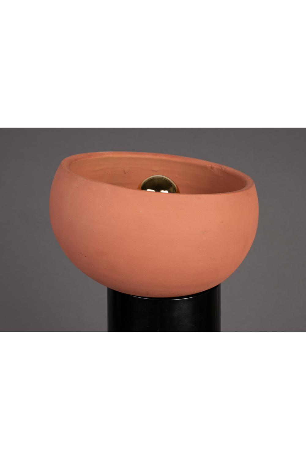 Terracotta Bowl Table Lamp | Dutchbone Zahra | OROA.com