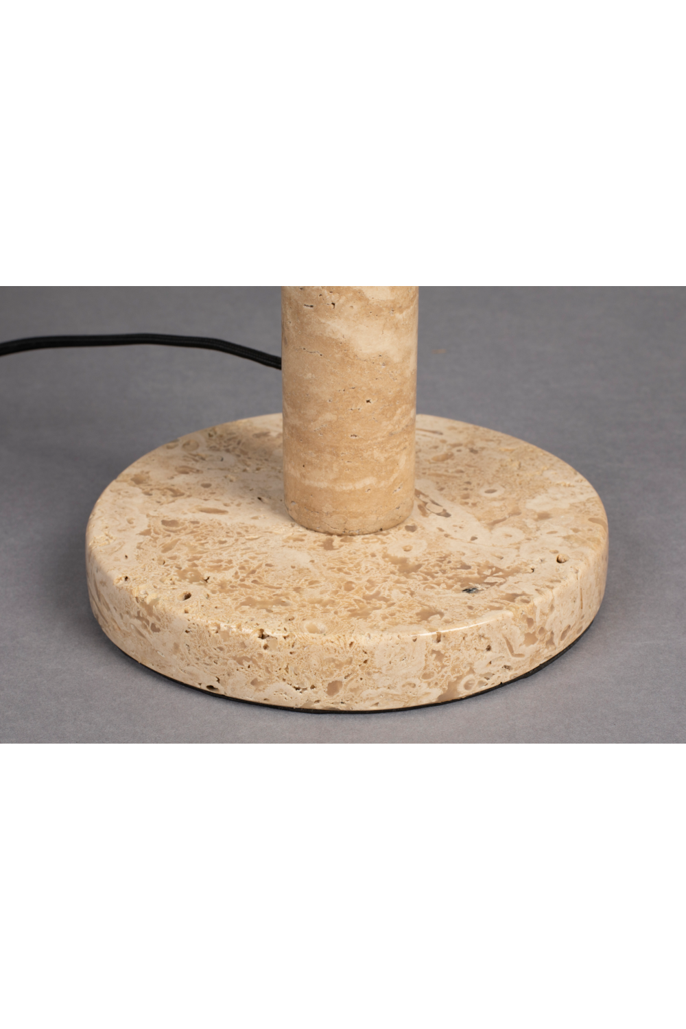 Travertine Base Table Lamp | Dutchbone Jackson | OROA.com