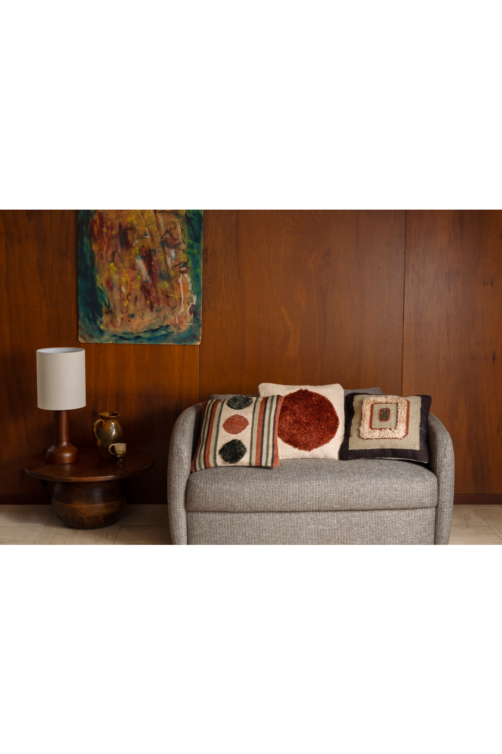 Beige Table Lamp | Dutchbone Jones | OROA.com