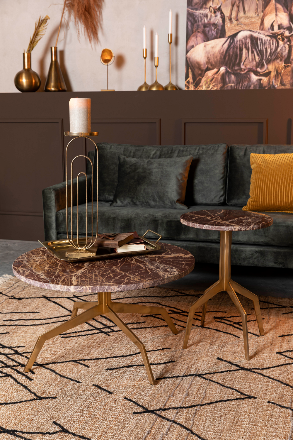 Woven Fiber Fringed Carpet | Dutchbone Ishank | OROA.com