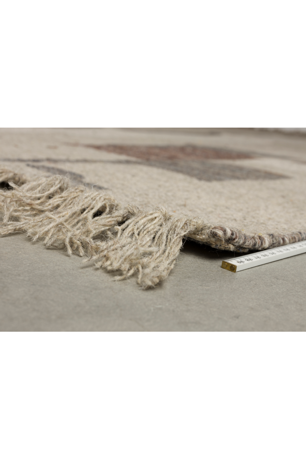 Fringed Wool Carpet 5' x 8' | Dutchbone Caminito | OROA.com