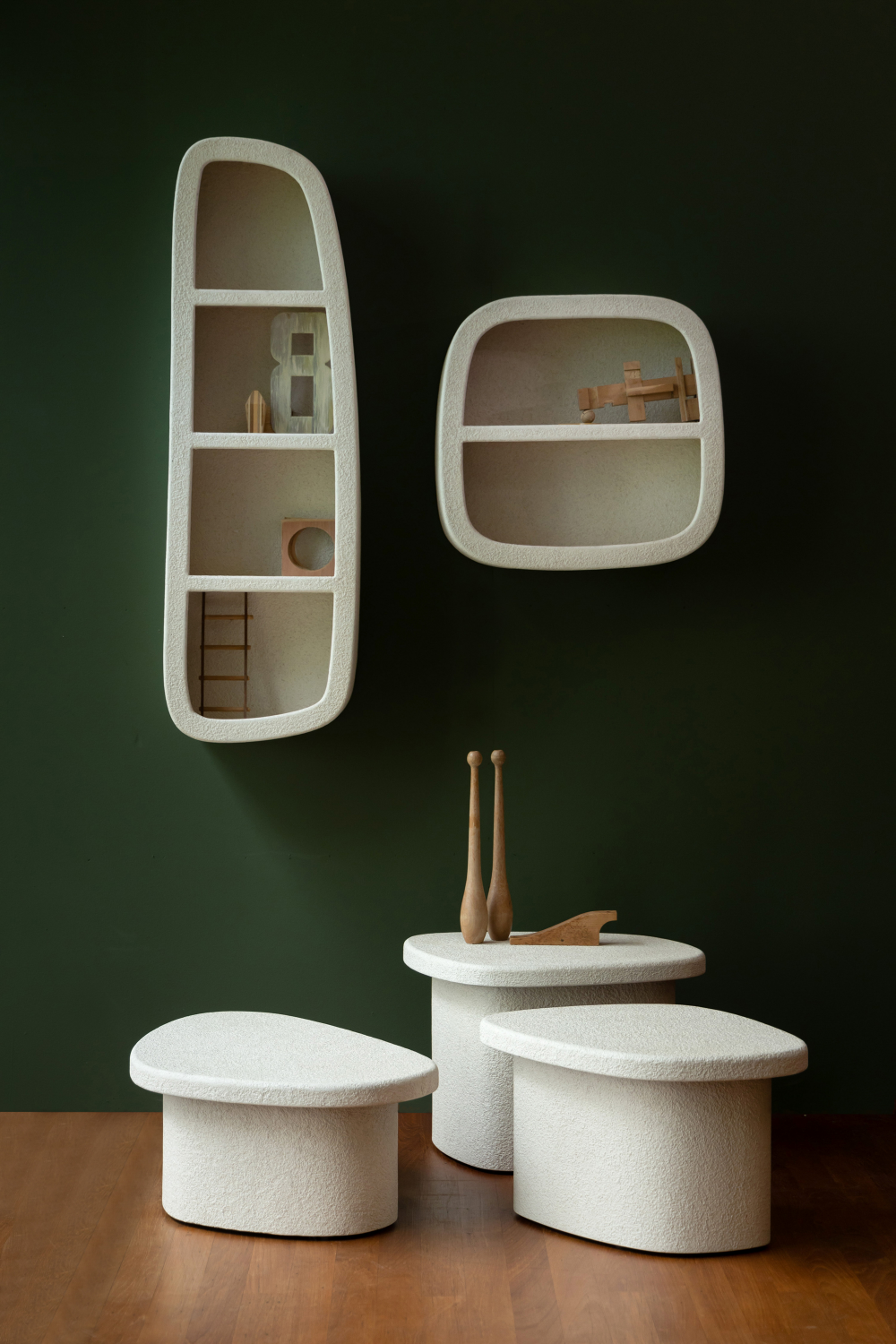 Beige Marble Single Wall Shelf | Oroa.com