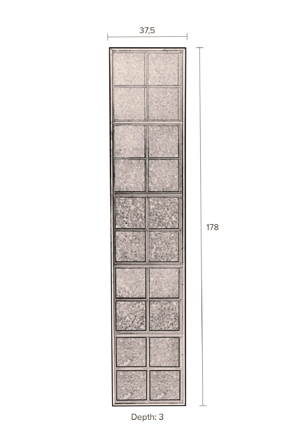 Vintage Full Length Floor Mirror | Dutchbone Window | Oroatrade.com