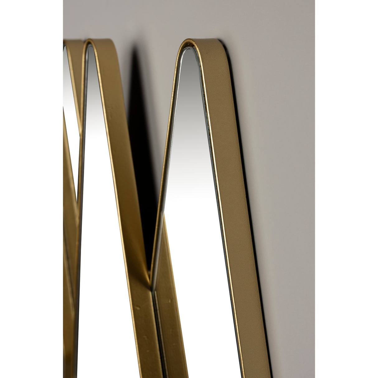 Modern European furniture - Gold Diamond-Shaped Mirror - www.oroa.com | Oroa.com