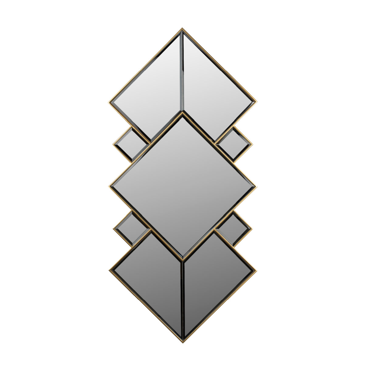 Modern European furniture - Connected Diamond-Shaped Mirror - www.oroa.com | Oroa.com