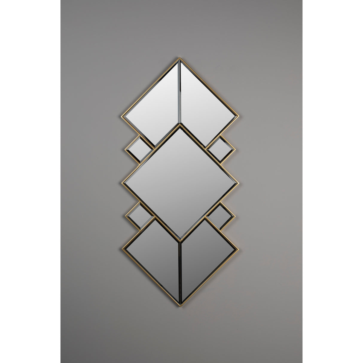 Modern European furniture - Connected Diamond-Shaped Mirror - www.oroa.com | Oroa.com