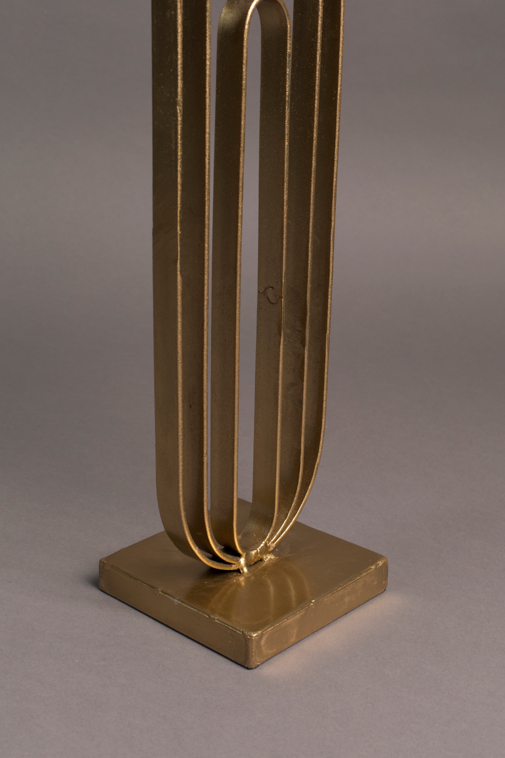 Vintage Gold Candle Holder L | Dutchbone Proa
