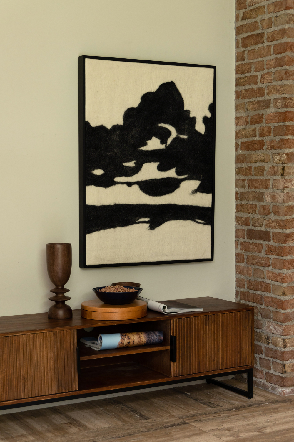 Abstract Wool Felt Walt Art | Oroa.com