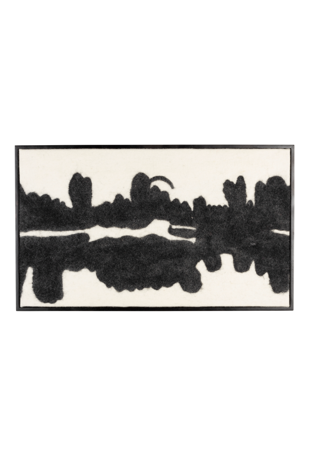 Monochrome Felt Wall Art | Dutchbone Samudra | OROA.com