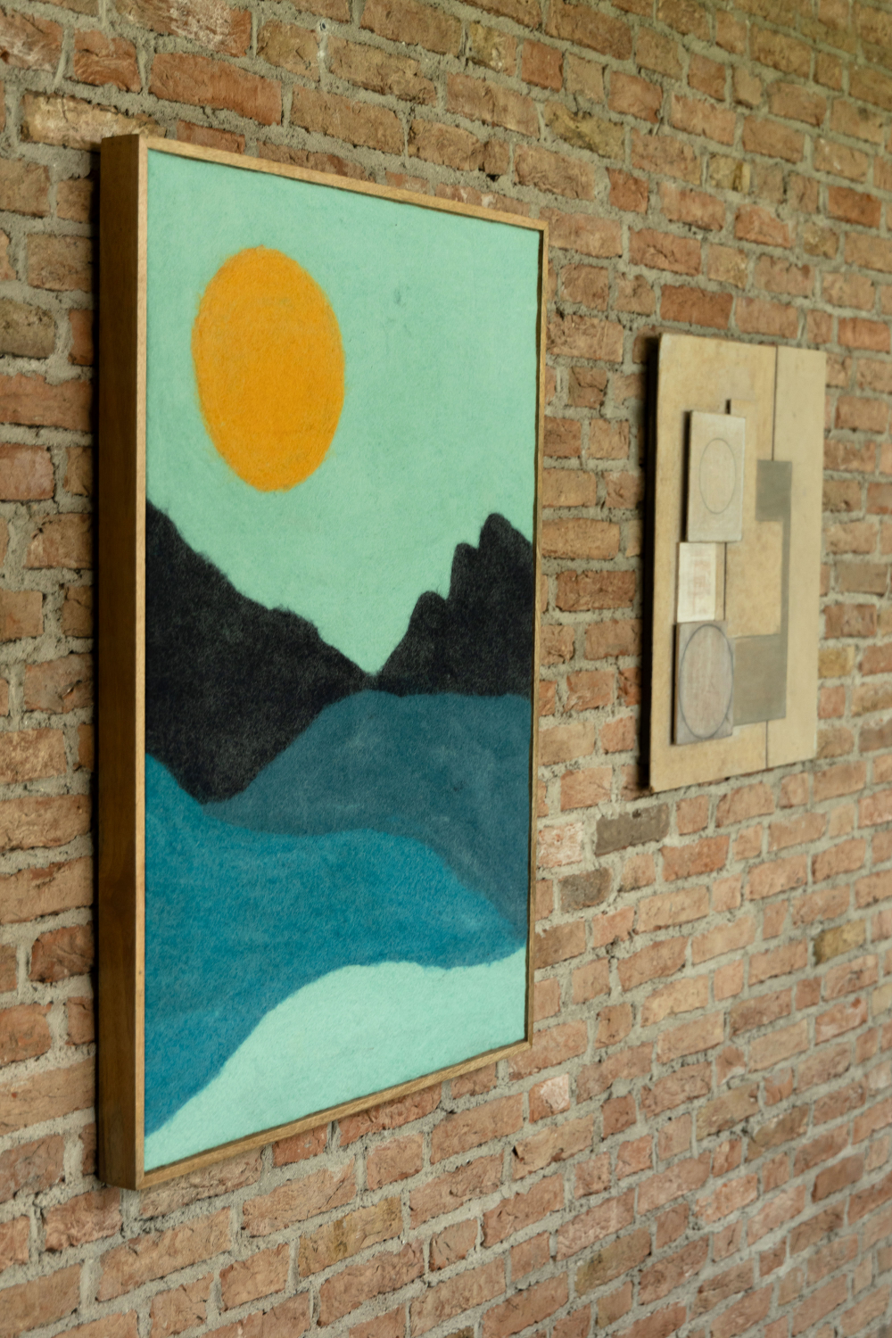 Landscape Felt Wall Art | Dutchbone Gandhi | OROA.com