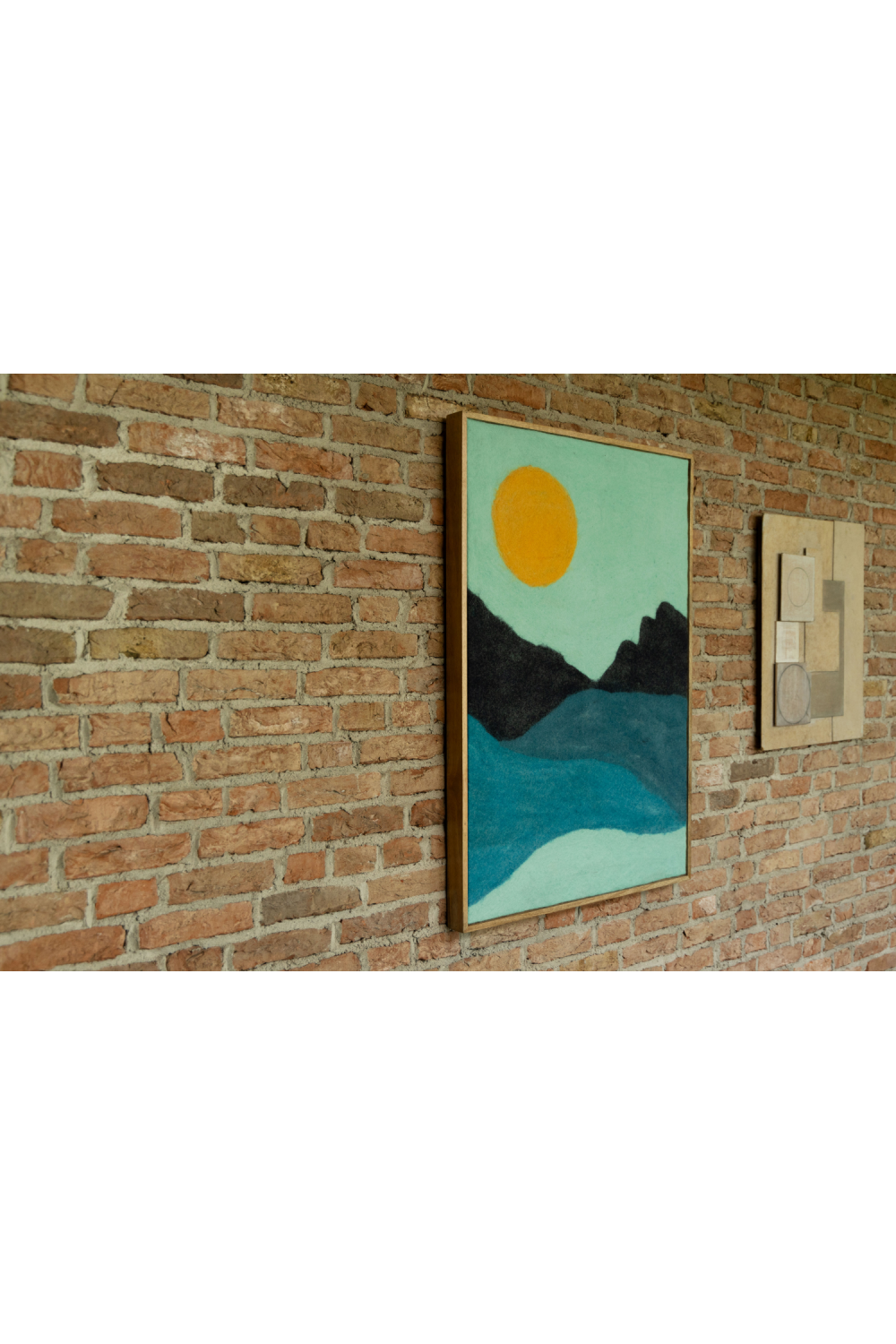 Landscape Felt Wall Art | Dutchbone Gandhi | OROA.com