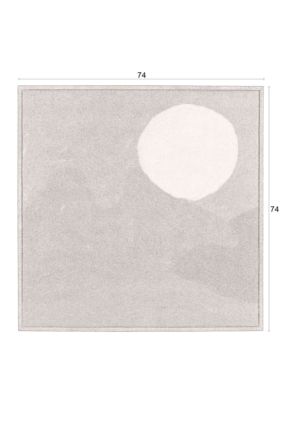 Wool Felt Wall Art | Dutchbone Chandra | OROA.com