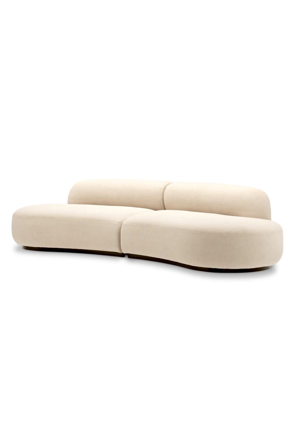 Fabric Curved Sofa S | Eichholtz Bjorn | Oroa.com