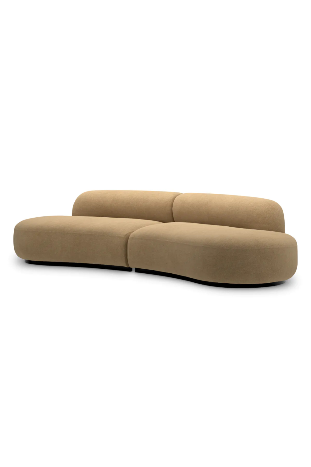 Fabric Curved Sofa S | Eichholtz Bjorn | Oroa.com