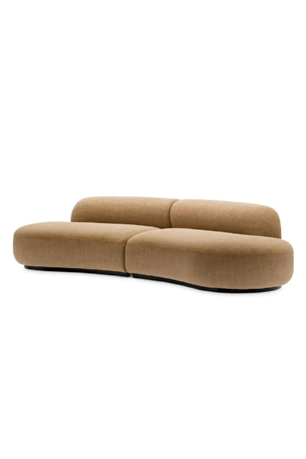 Fabric Curved Sofa S | Eichholtz Bjorn | Oroa.com